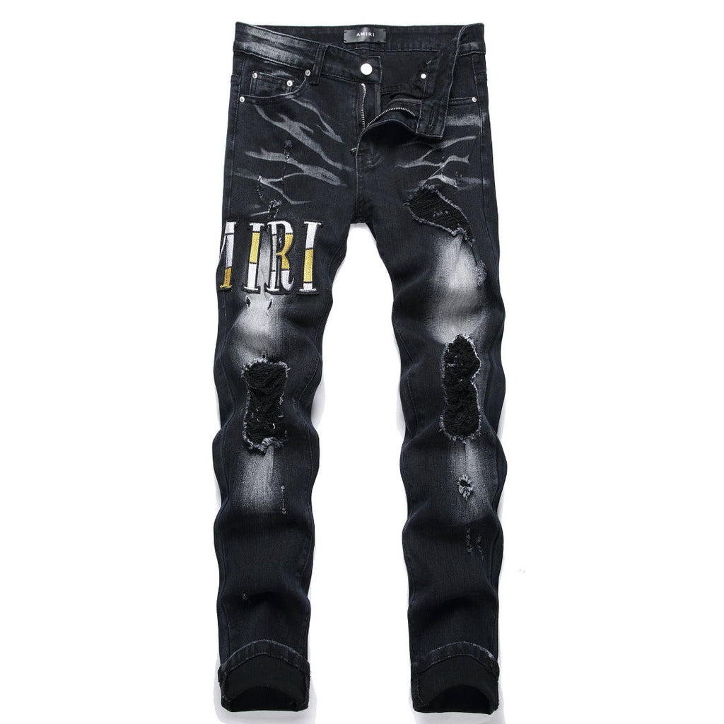 Amiri Jeans Ripped Stretch Jeans