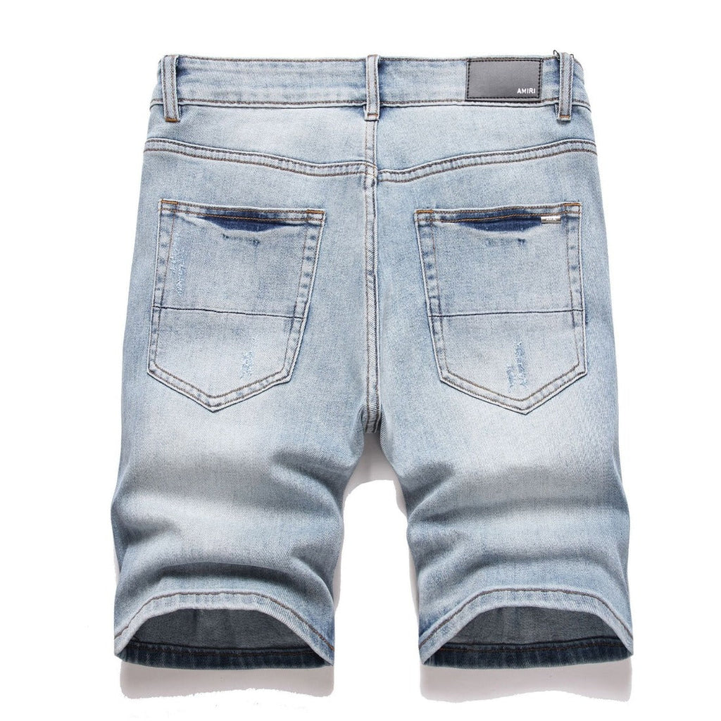 Amiri Jeans Ripped Short Jeans