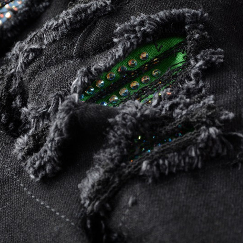 Amiri Jeans Casual Hip Hop Splash-Ink Painted Jeans Men #648