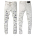 Amiri Jeans Casual Hip Hop Slim Jeans Men