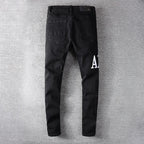 Amiri Jeans Casual Hip Hop Slim Jeans Men #649