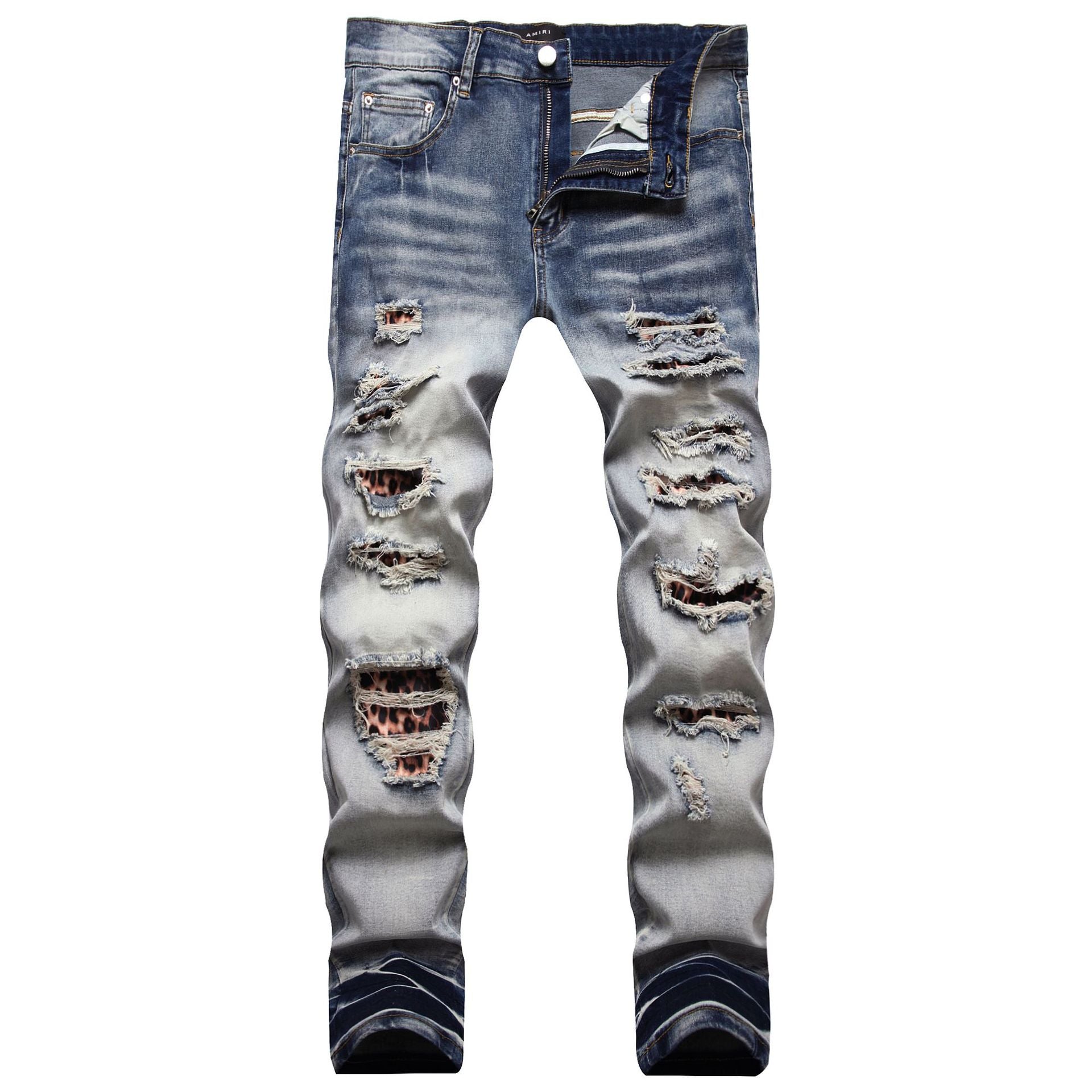 Amiri Jeans Ripped Stretch Jeans