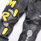 Amiri Jeans Ripped Stretch Jeans