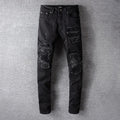 Amiri Jeans Casual Splash-Ink Painted Slim Jeans for Men