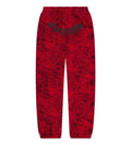 Sp5der OG Tree Camo Sweatpants Red