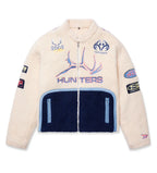 Sp5der Sherpa Hunter Moto Jacket White