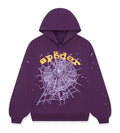 Sp5der Star OG Web v2 Hoodie Purple