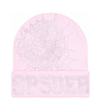 Sp5der Web Beanie Pink