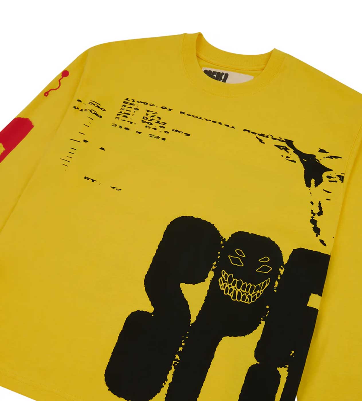 Sp5der X-Ray L/S Tee Yellow