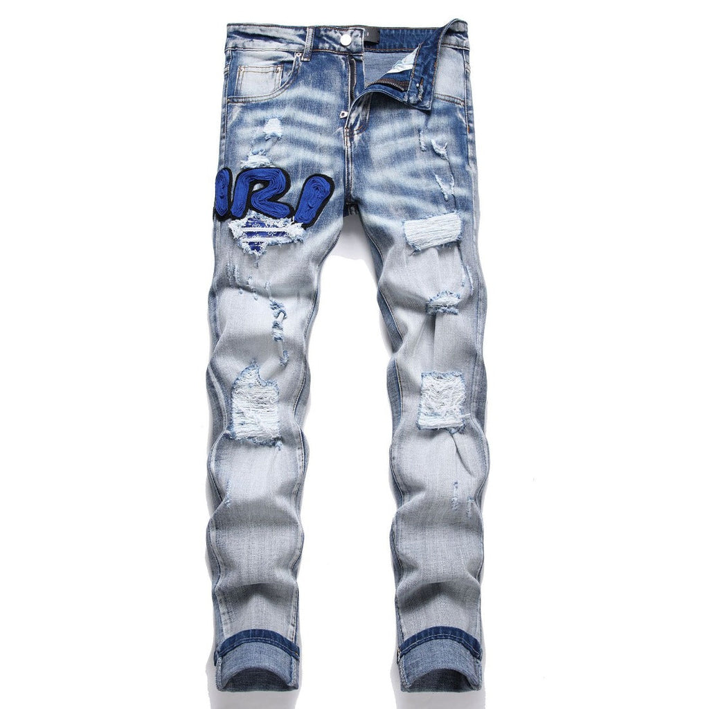 Amiri Jeans Ripped Stretch Jeans