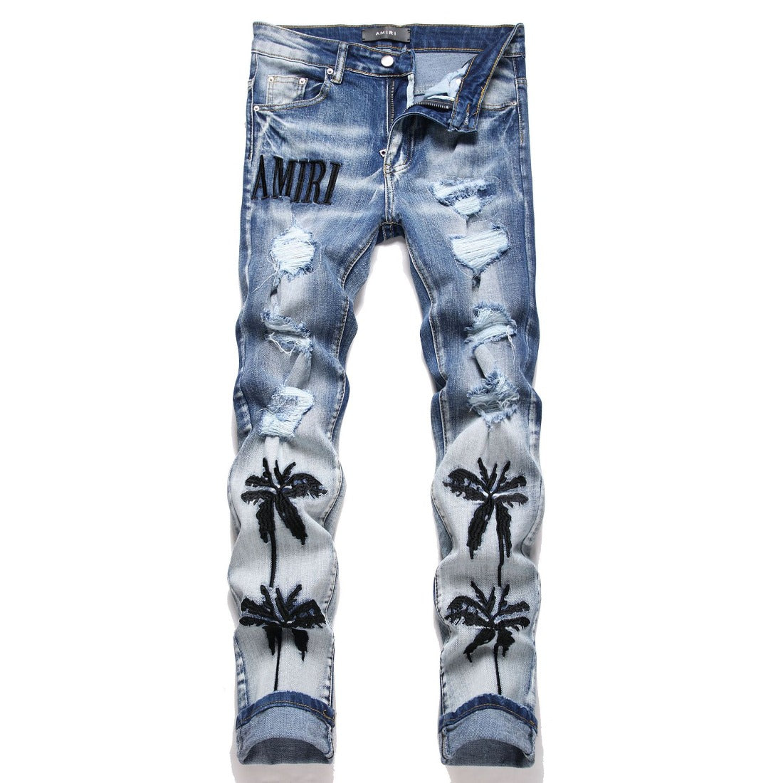 Amiri Jeans Ripped Stretch Jeans